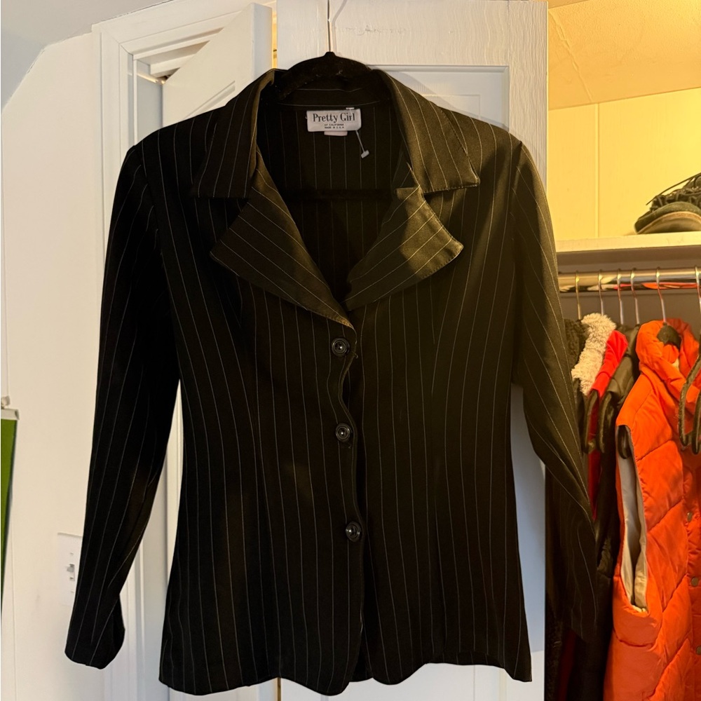 Vintage Pinstripe Women's Jacket